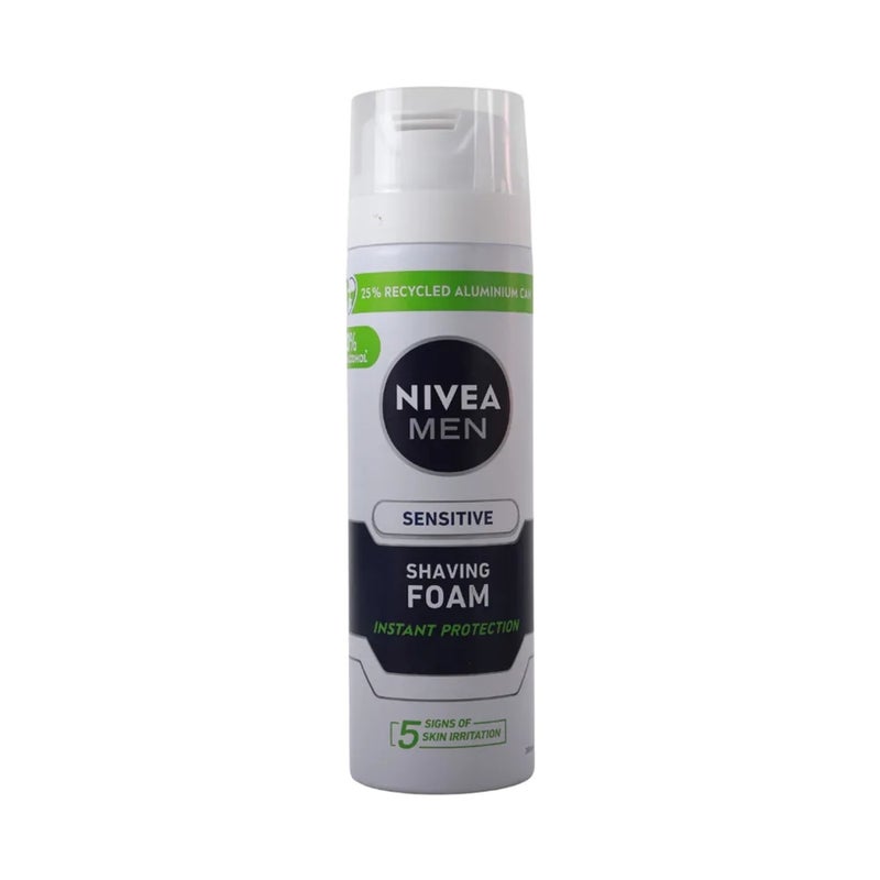 Nivea Men Sensitive Shaving Foam With 5 Signs Of Irritation-200ml - Image 1