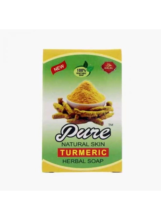 Pure Natural Skin Turmeric Herbal Soap For Face- 75gms