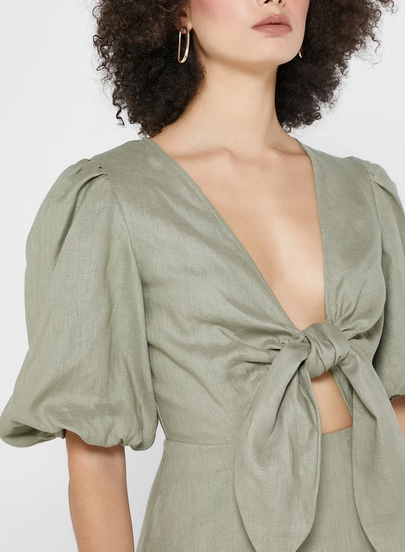 The Fifth Sasha Front Twisted Dress