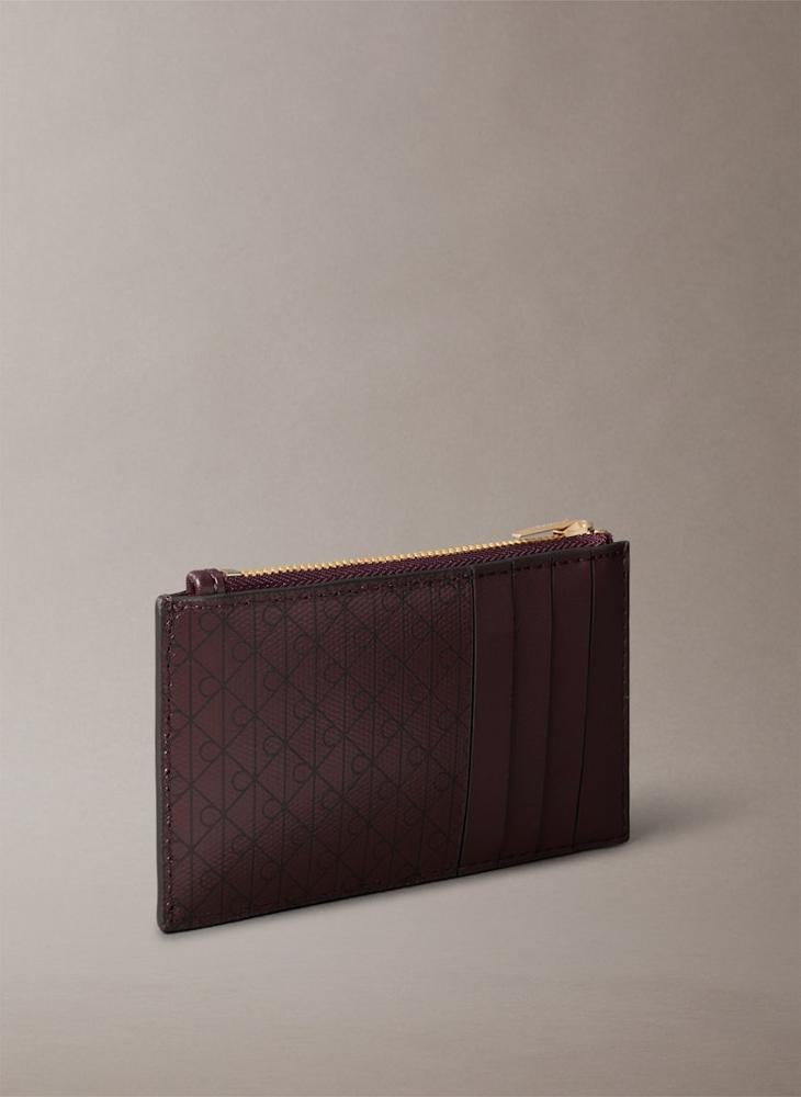 كالفن كلاين حافظة بطاقات بسحاب بطبعة عادية - Image 2