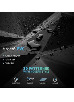 Hihonor Decorative 3D Wall Panels in Diamond Design, Interior Wall Decor, PVC Textured Wall Panels, wall paper peel and stick modern for Living Room Lobby Bedroom Hotel Office, 12 Pack (Black,30*30 cm)  - Image 4