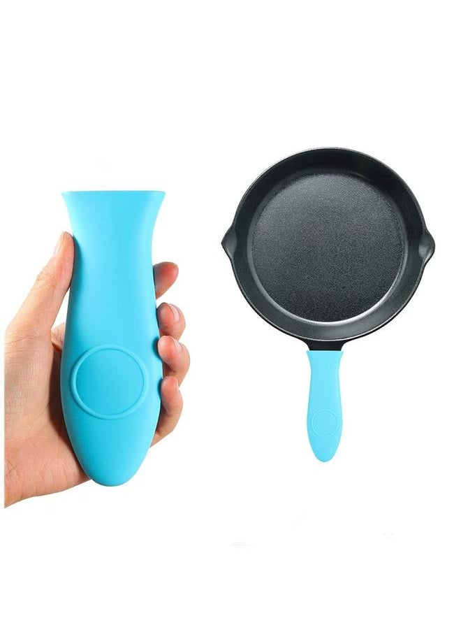 yongsheng 4PCSSilicone Hot Handle Holder, Potholder for Cast Iron, Rubber Pot Handle Sleeve Heat Resistant for Frying Pans & Griddles Sleeve  - Image 4
