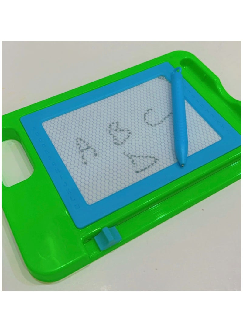 Erasable Magnetic Drawing And Writing Board With Pen For Kids Assorted Green  - Image 2