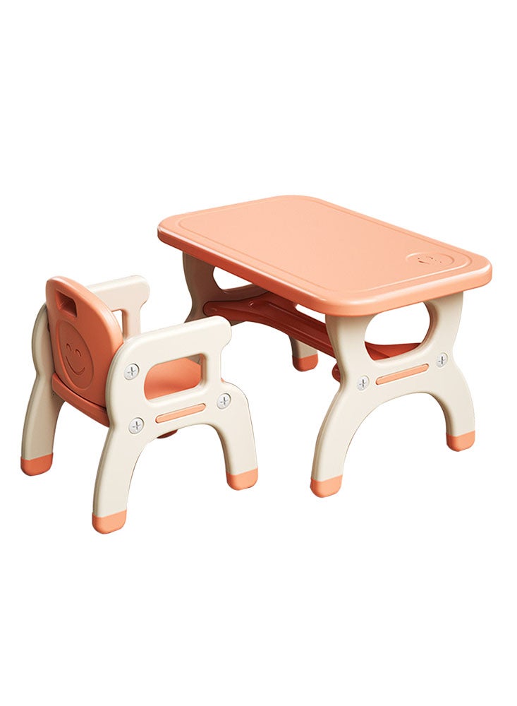 Perfii Toddler Table and Chair Set with Storage, Perfect for Kindergarten, Durable, Easy to Clean, Fun for Activities, Ideal Preschool Furniture - Image 1