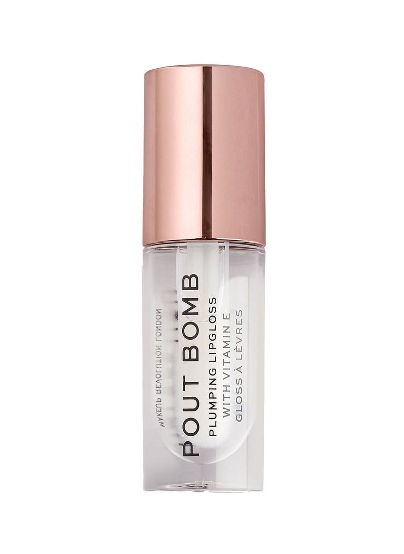REVOLUTION - Pout Bomb Plumping Gloss Clear - Image 1