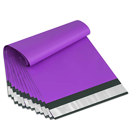 UCGOU Poly Mailers 6x9 Inch Purple 200 Pack Mini #1 Shipping Bags Strong Mailing Envelopes Thick Self Seal Adhesive Waterproof and Tear Proof Boutique Postal Small Business for Jewelry and More - Image 1