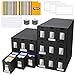 ATPWONZ Trading Card Storage Box 15000 Cards Deck Box for MTG Commander Trading Cards Organizer with 48 Card Dividers Labels Tapes Visible Card Deck Boxes for MTG TCG PTCG Sport Cards - Image 3
