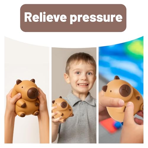 piercing Adorable Capybara Squishy, Charming Cute Soft Toy, Premium Capybara Toy Plushie with Soft Fur, 10-Inch Collectible Animal Gift - Image 3