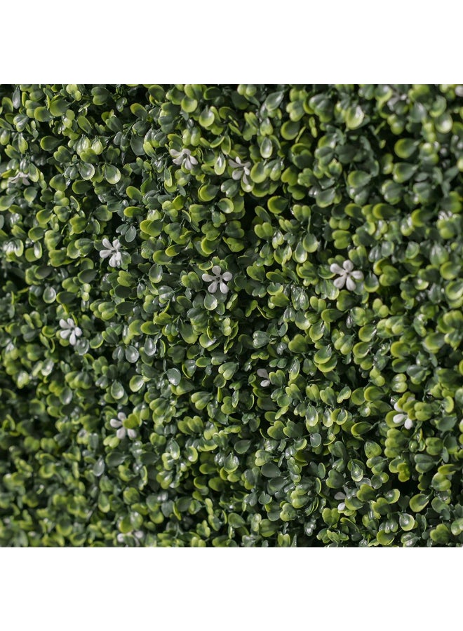 DANUBE HOME لوحة سياج صناعية - شاشة خصوصية خضراء فاخرة للحديقة، الشرفة، السياج وزينة الجدران الخارجية | لوحة نباتات صناعية مقاومة للأشعة فوق البنفسجية للمنزل - أخضر - Image 4