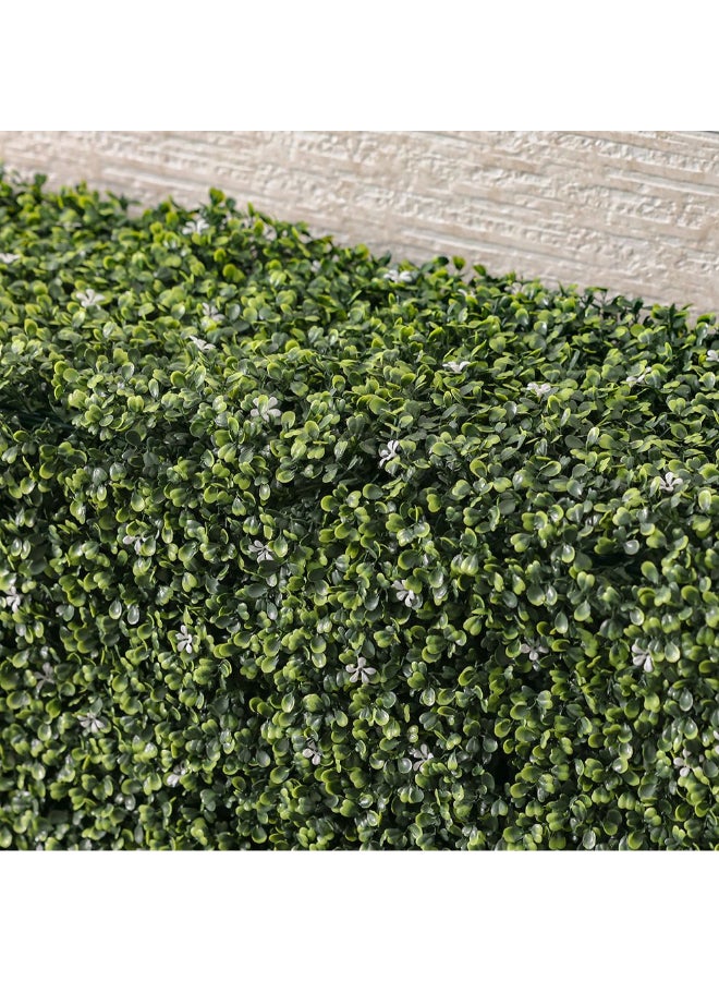DANUBE HOME لوحة سياج صناعية - شاشة خصوصية خضراء فاخرة للحديقة، الشرفة، السياج وزينة الجدران الخارجية | لوحة نباتات صناعية مقاومة للأشعة فوق البنفسجية للمنزل - أخضر - Image 3