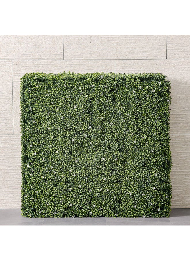 DANUBE HOME لوحة سياج صناعية - شاشة خصوصية خضراء فاخرة للحديقة، الشرفة، السياج وزينة الجدران الخارجية | لوحة نباتات صناعية مقاومة للأشعة فوق البنفسجية للمنزل - أخضر - Image 1