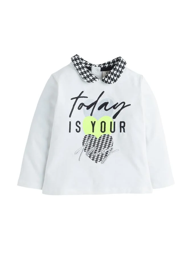 victor and jane Victor And Jane Girls Houndstooth Top and Leggings Set