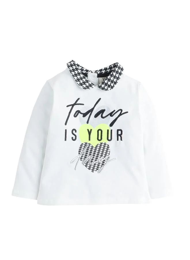 victor and jane Victor And Jane Girls Houndstooth Top and Leggings Set