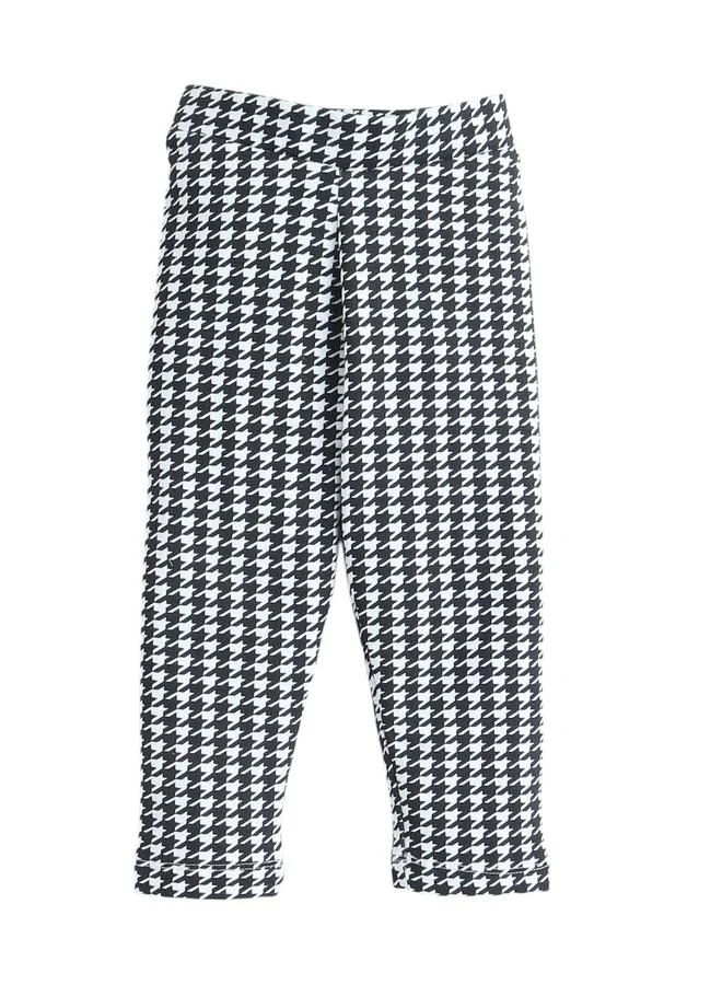 victor and jane Victor And Jane Girls Houndstooth Top and Leggings Set