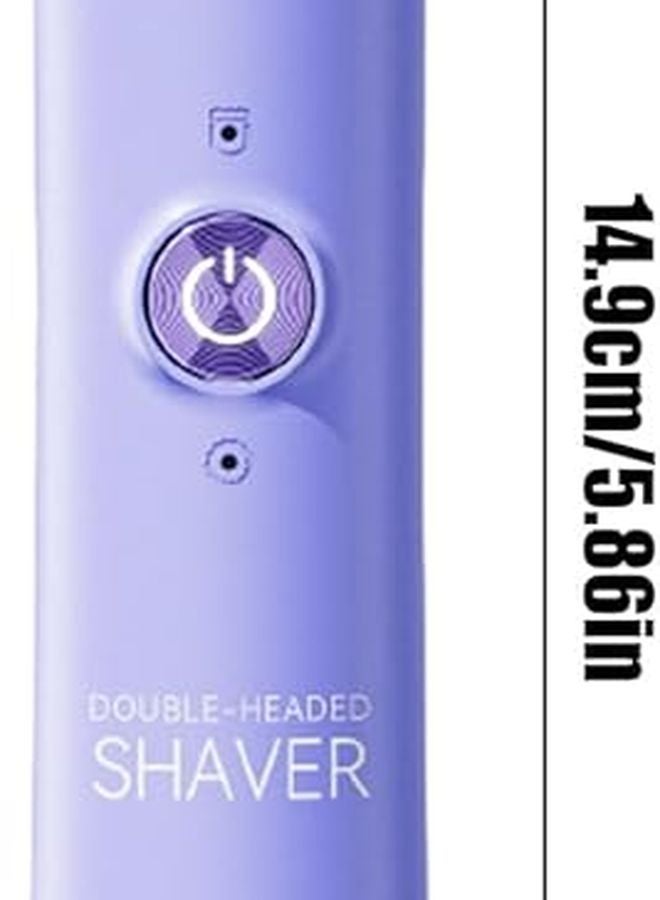 Electric Shaver And Bikini Trimmer For Women Color A Ergonomic Handle For Face Legs Underarms - Image 3