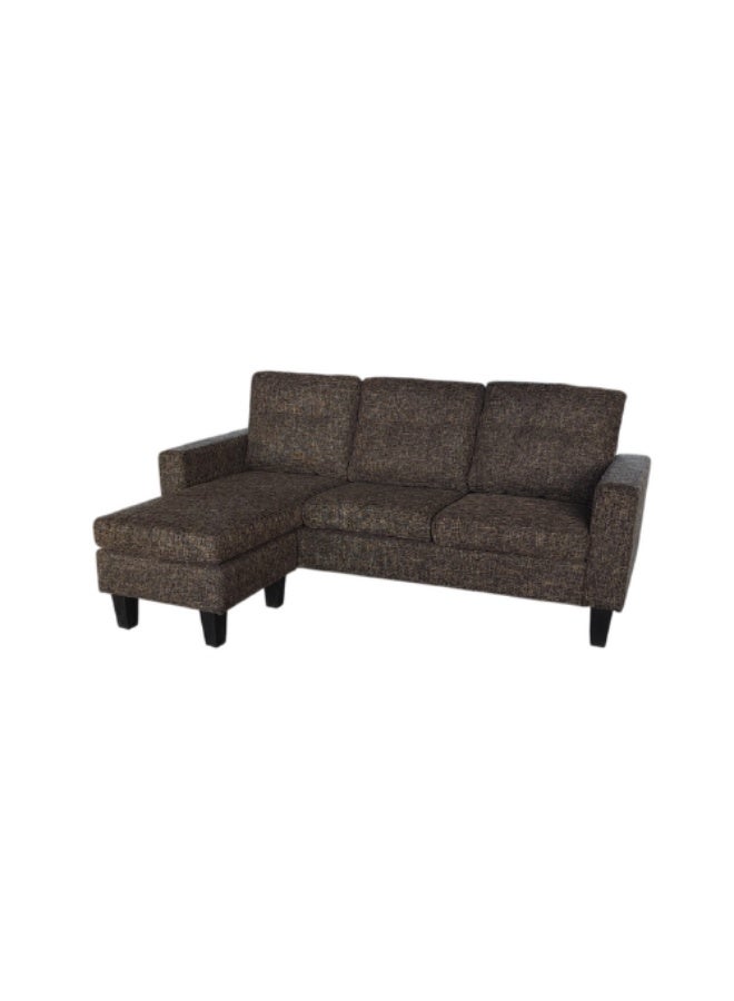 Baytonia Minas Linen Corner Sofa - Brown - Image 5