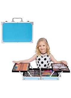Generic Art Set 145 Pcs with Portable Box, Professional Artists Drawing Set Kids, Teens Adults Including Colored Pencils, Watercolor Paints, Oil Pastels  - Image 4