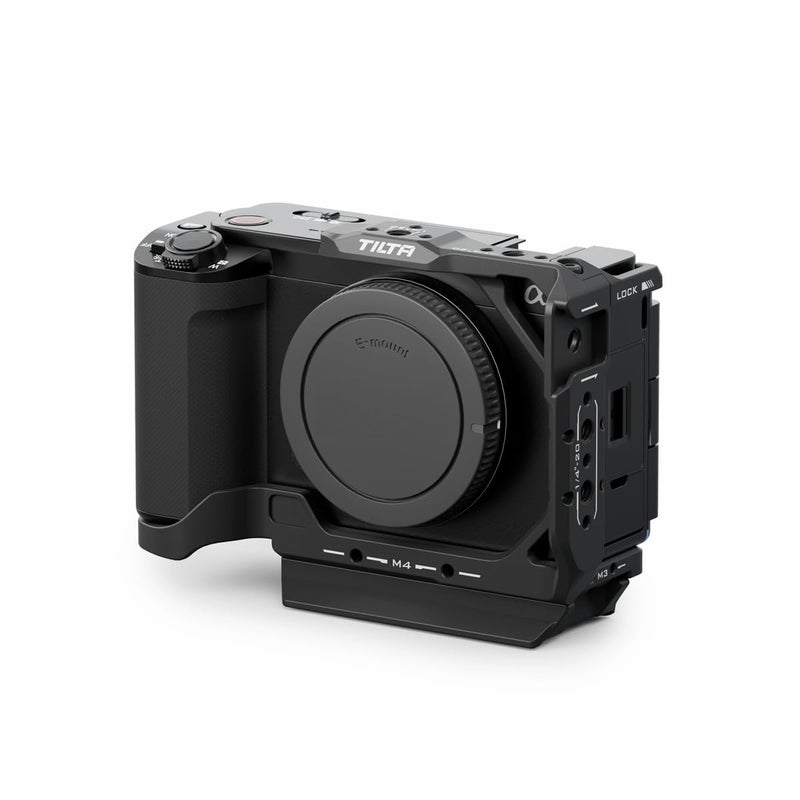 Tilta Camera Cage Compatible with Sony ZVE1 Cold Shoe NATO Rail M3 and 1420 Threads Includes NATO Top Handle Rod LWS Baseplate Black Half Camera Cage - Image 2