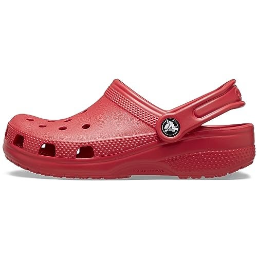 Crocs Kids Classic Clog (Toddler) - Clogs for Kids - Synthetic Upper - Ventilation Holes - Round Toe Varsity Red 5 Toddler M - Image 1