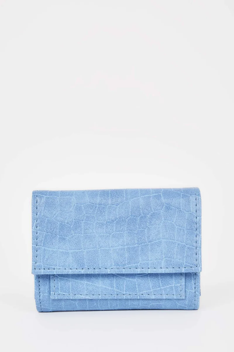 Women's Faux Leather Croco Wallet