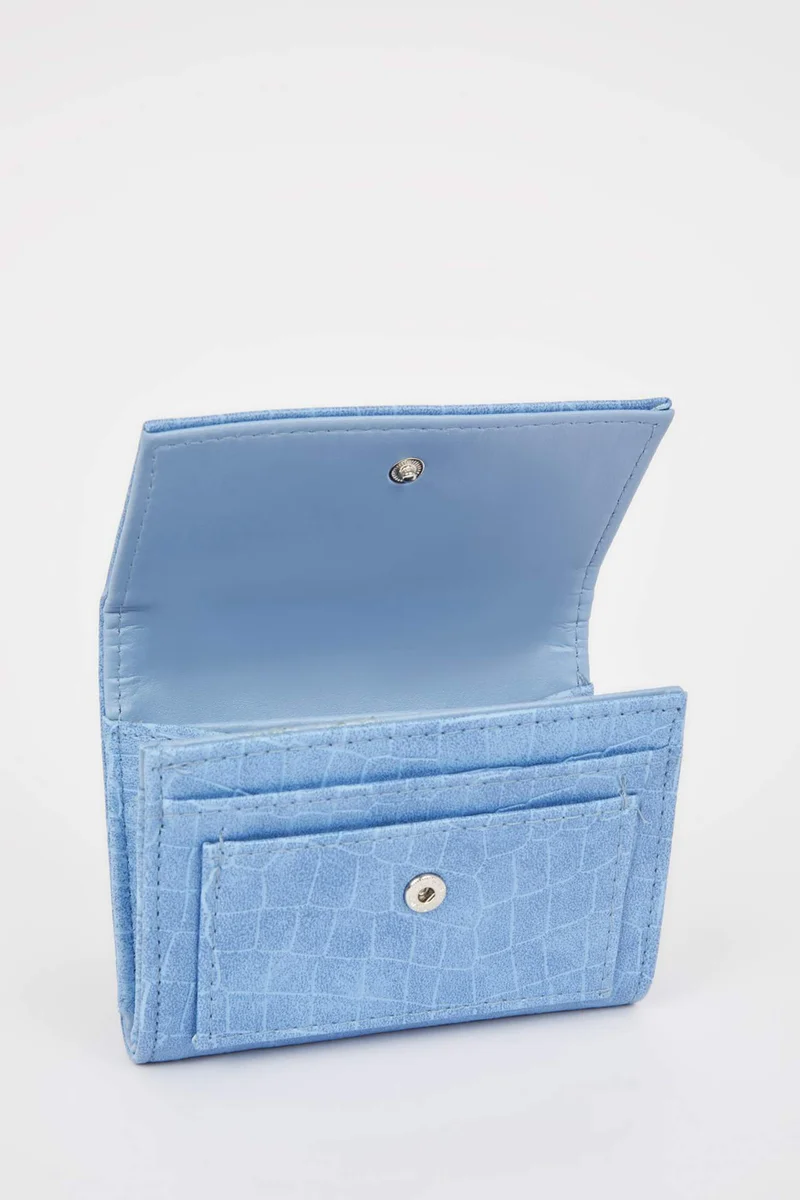 Defacto  Women's Faux Leather Croco Wallet for Women | Best Price UAE