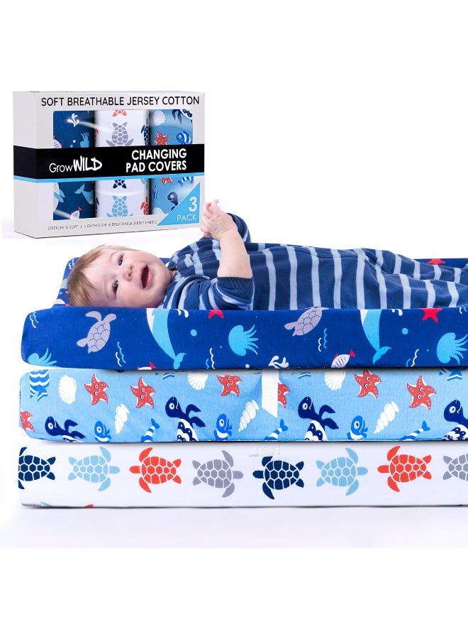 GrowWILD GROW WILD Changing Pad Cover 3 Pack  - Image 4