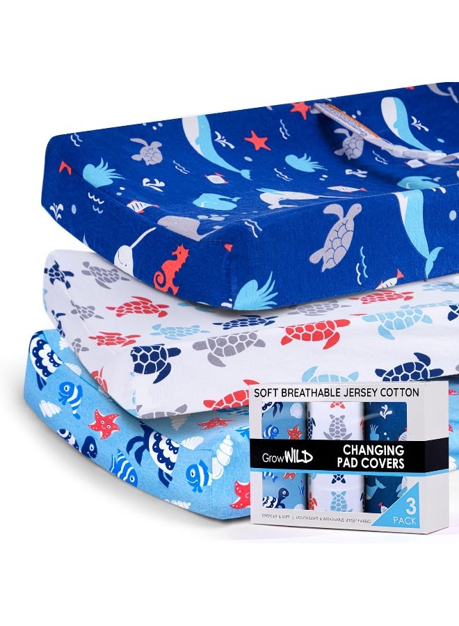 GrowWILD GROW WILD Changing Pad Cover 3 Pack  - Image 1