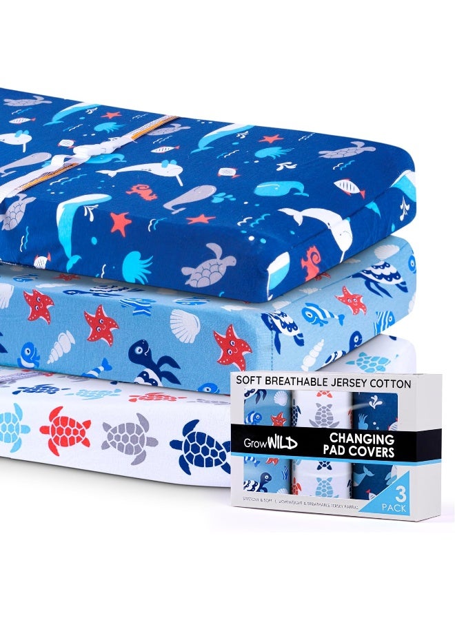 GrowWILD GROW WILD Changing Pad Cover 3 Pack  - Image 2