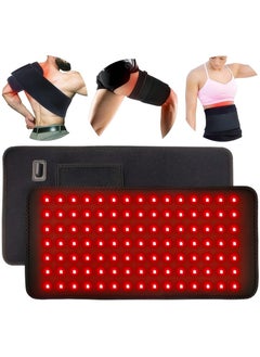 Aikanbo Red Light Therapy Infrared Light Therapy Heating Wrap Belt for Body Back Knee Shoulder Waist Muscle Pain Relieve Inflammation Portable 660&850nm Home Deep Therapy Large Pad  - Image 1