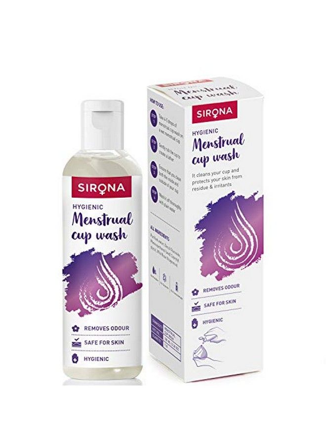 Sirona Reusable Menstrual Cup For Women Small With Natural Menstrual Cup Wash 100 Ml & Menstrual Cup Sterilizer ; Clean Your Period Cup Effortlessly Kills 99% Of Germs In 3 Minutes - Image 5