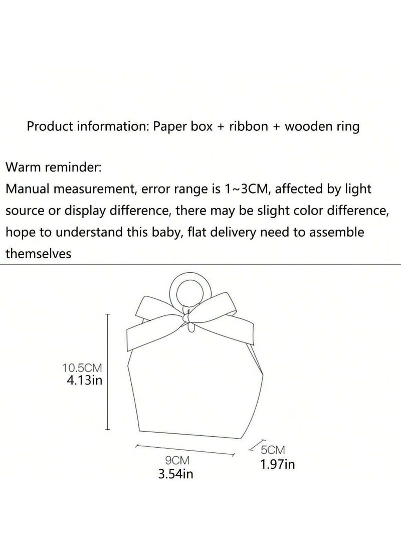 Gift Favor Boxes for graduation, engagement, and birthday occasions – decorated with a cute ribbon – set of 10 boxes. - Image 2