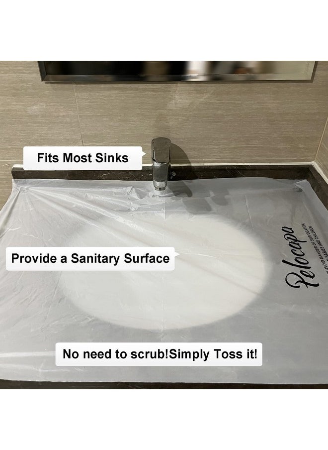 Pelocapa - Disposable Hair Beard Catchers, Disposable Sink Liners For Trimming, 20 Pcs Large Sink Covers For Beard Grooming - Image 1