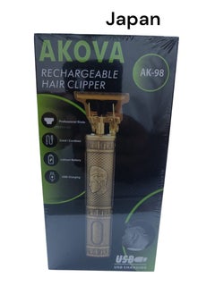 Akova AKOVA AK-98 Professional Rechargeable Hair Clipper With B Cord And VBB Replacement Rings 
