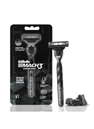 Mach3 Charcoal Shaving Razor For Men With New Enhanced Lubrastrip With A Touch Of Charcoal For A Clean Close Shave - pzsku/ZBF4984A681E3786E1900Z/45/_/1690523667/338b1a1b-c0cd-41a4-94c1-d7eda8c5b9f9