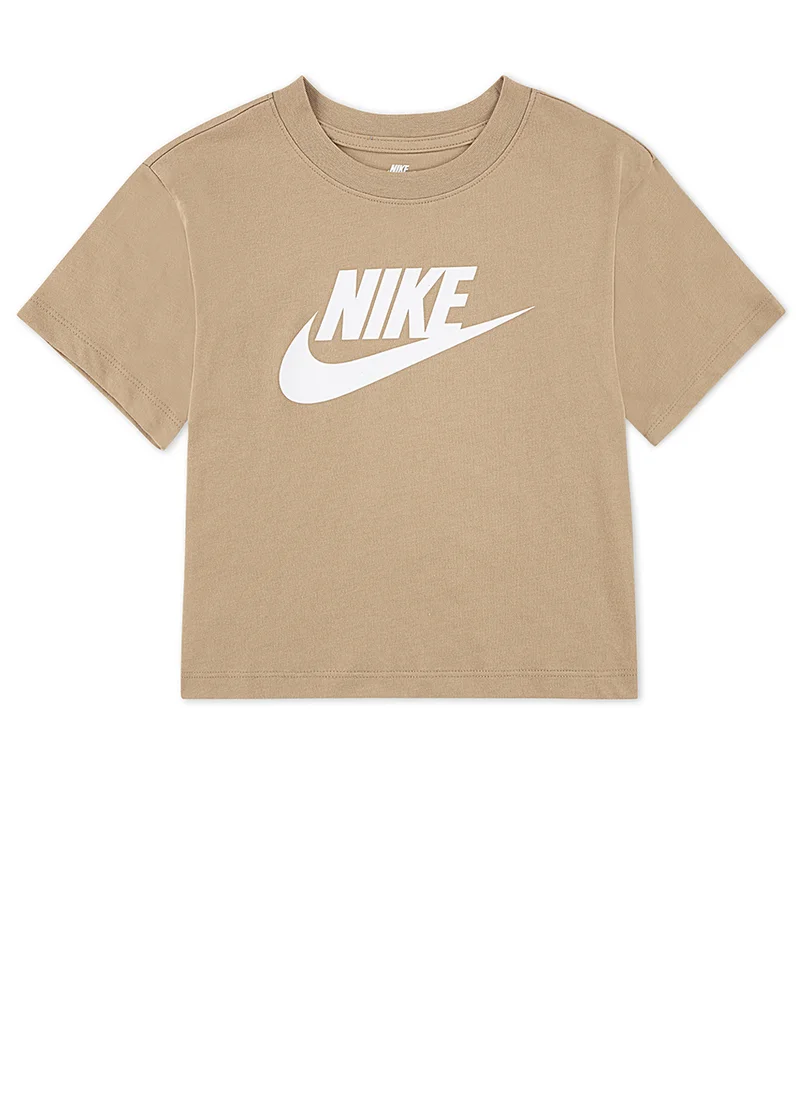 نايكي Kids Hybrid Club Boxy T-Shirt