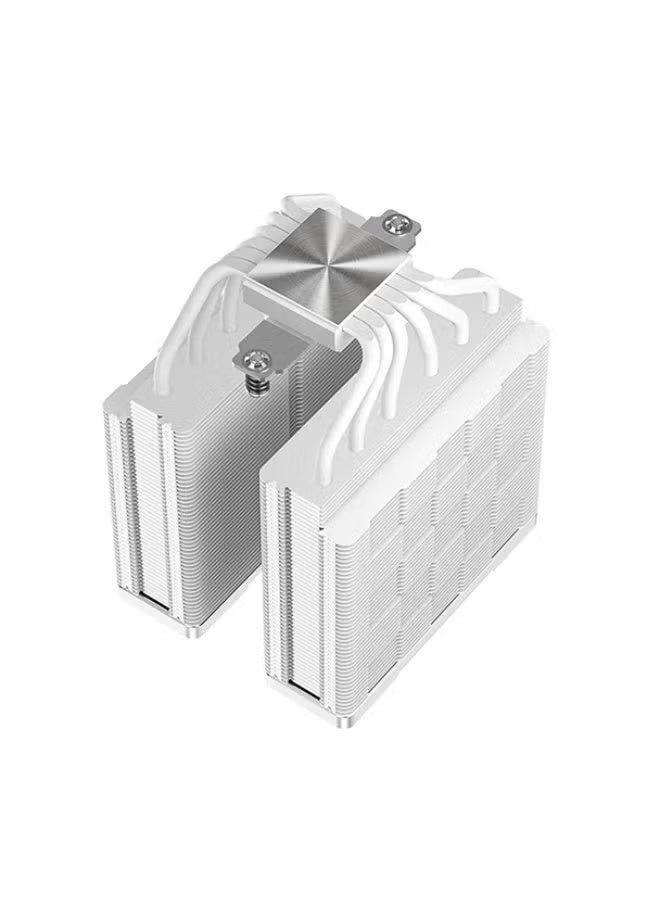 DEEPCOOL AK620 WH High-Performance CPU Cooler – Dual-Tower Heatsink with Six Copper Heat Pipes, Dense Fin Array & Dual 120mm FDB Fans for Maximum Cooling Efficiency & Silent Operation - Image 4