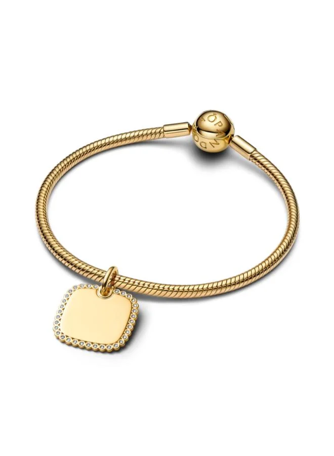 PANDORA  Square Tag Pendant for Women | Best Price UAE
