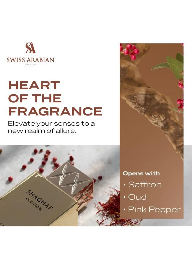 Swiss Arabian Perfumes Swiss Arabian Shaghaf Oud Elixir Unisex Eau De Parfum 75Ml