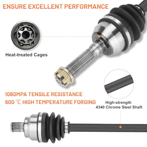 Magorfas Front CV Axle Shaft for Polaris Sportsman 450 ho 2016-2022,Sportsman 6x6 570 2015-2022 EPS, Sportsman ETX/forest 570 2015, Left/Right Drive Half Shaft for 1332931-1 Pcs - Image 4