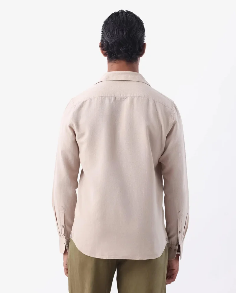 Rare Rabbit Men's Linen Blend Shirt