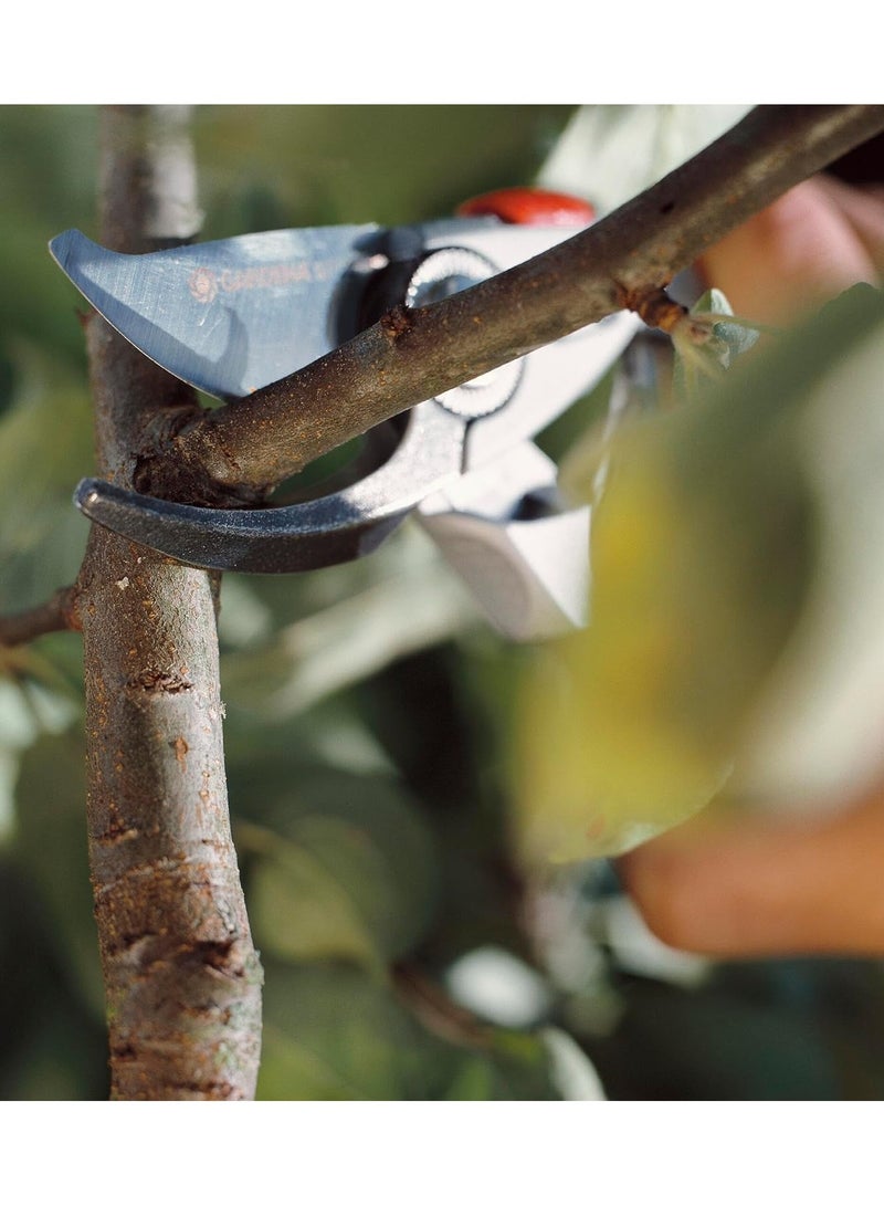 General Gardena Premium Bypass Secateurs Silver/Orange Max Ø: 24mm, Premium BP 50  - Image 3
