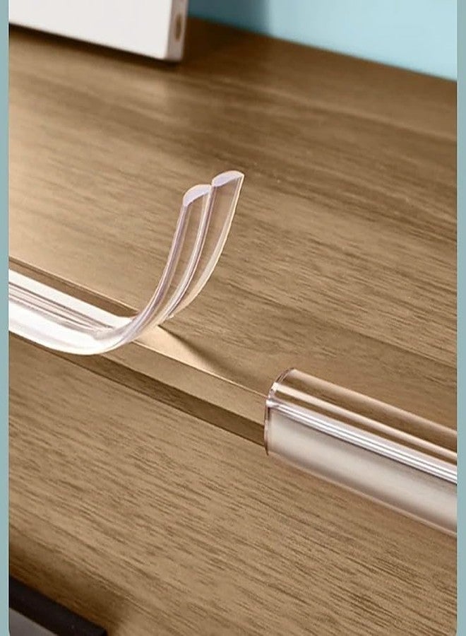 Elvana Silicone Edge Protector Tape 3M (2.5mm) - Transparent Baby Safety Corner Guard, Self-Adhesive Table Edge Cushion Strip, Anti-Collision Furniture Edge & Corner Protection Bumper for Kids - Image 3