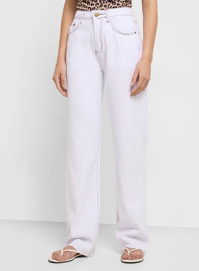 Ginger High Rise Wide Leg Jeans