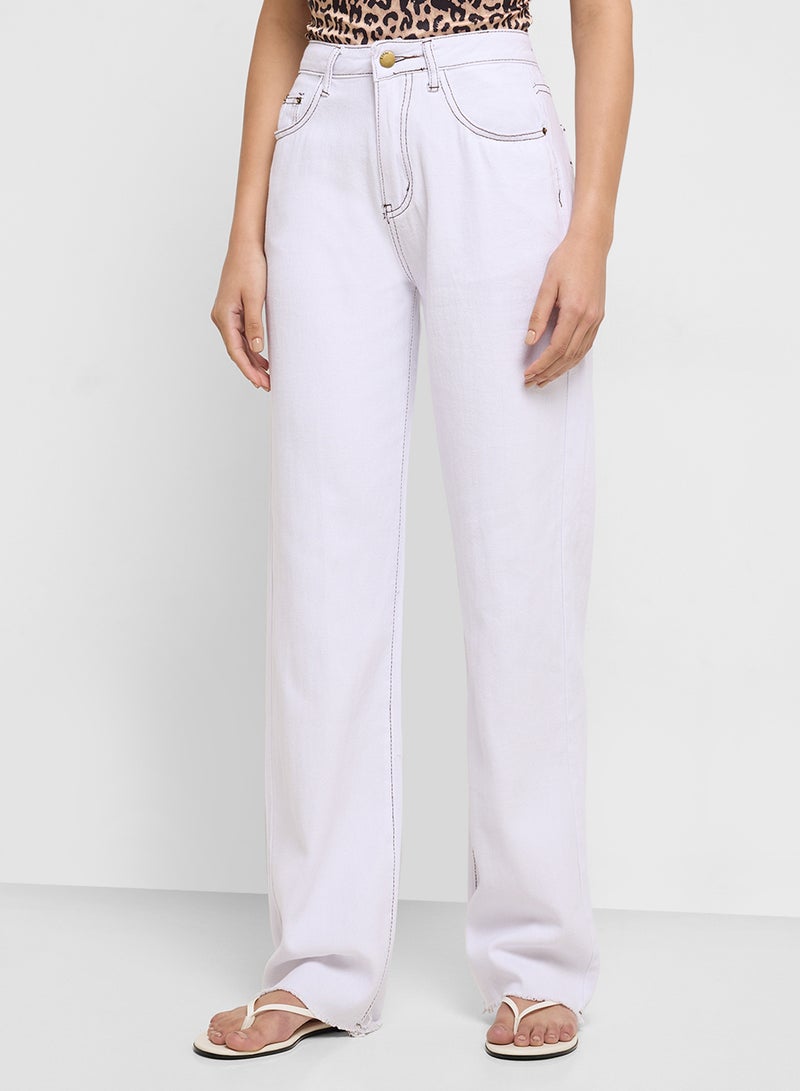 Ginger High Rise Wide Leg Jeans  - Image 1