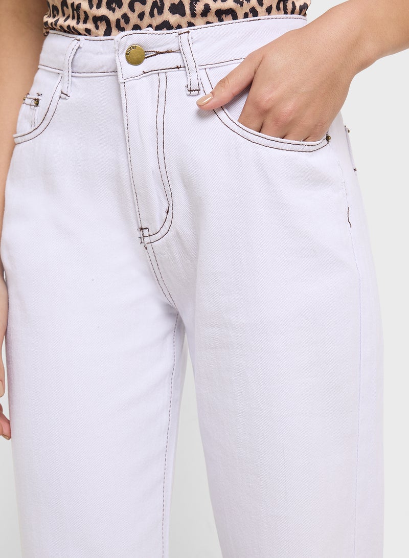 Ginger High Rise Wide Leg Jeans  - Image 4