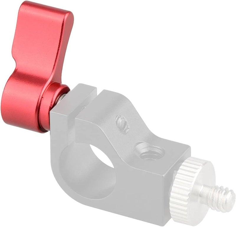 CAMVATE M5 Rotating Knob Adjustable Thumb Lever Screw (Red,15mm Length) - 1492 - Image 2