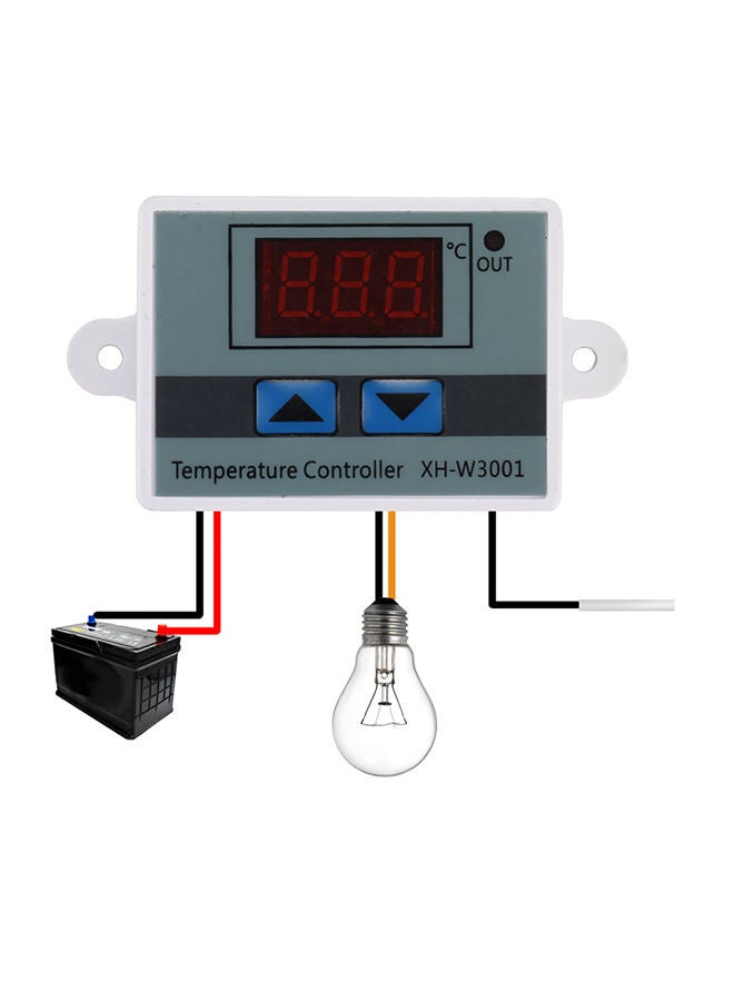 نيبمينينت جهاز تحكم رقمي في درجة الحرارة بشاشة LCD رمادي / أبيض  - Image 1