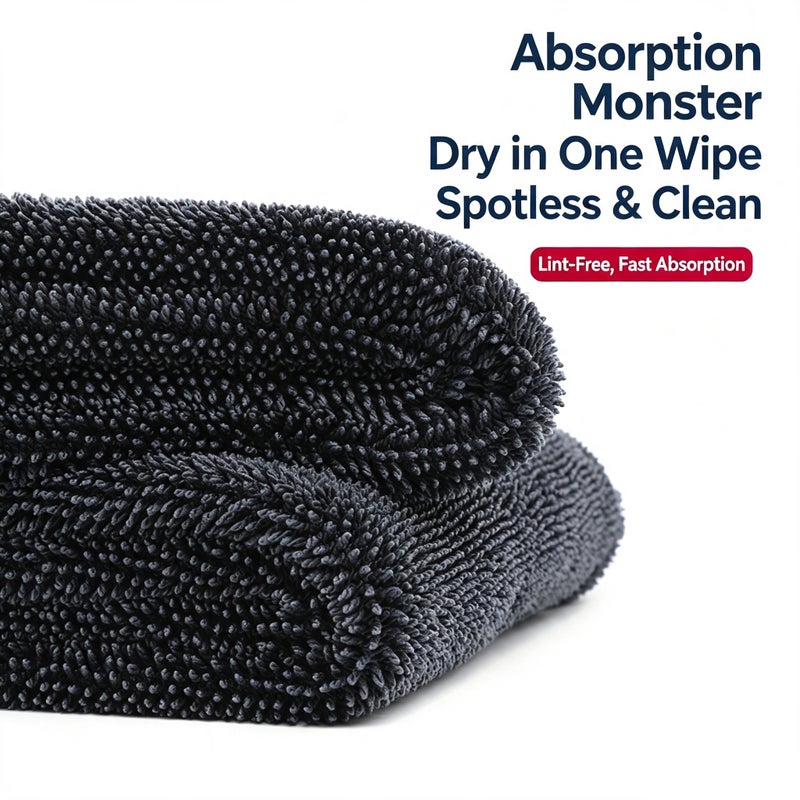 Microfiber Braided Car Cleaning Towel - Image 3