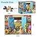 VOLUVOLU 500 Piece Animal Farm Puzzle for Adults Spring Flowers Jigsaw Puzzle 500 Piece Dog and Cat Puzzle as Home Decor Friends Family Activity Game Nights Gifts 20515 in - Image 4