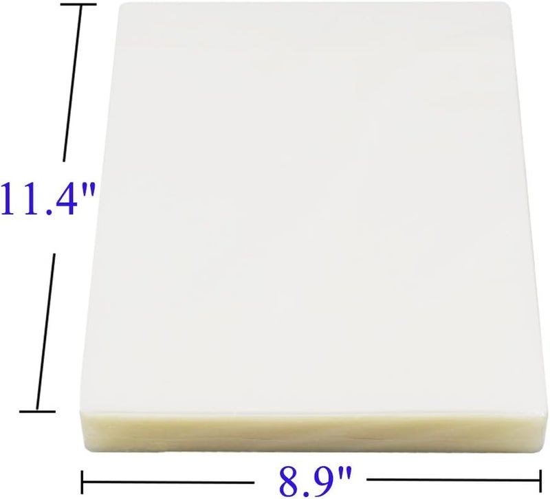 Immuson Thermal Laminating Pouches 8.9 x 11.4, 3Mil Thickness, Crystal Clear Finish, 100 Pack - Image 2